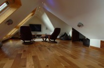 Home cinema in loft conversion