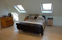 Bed in loft conversion